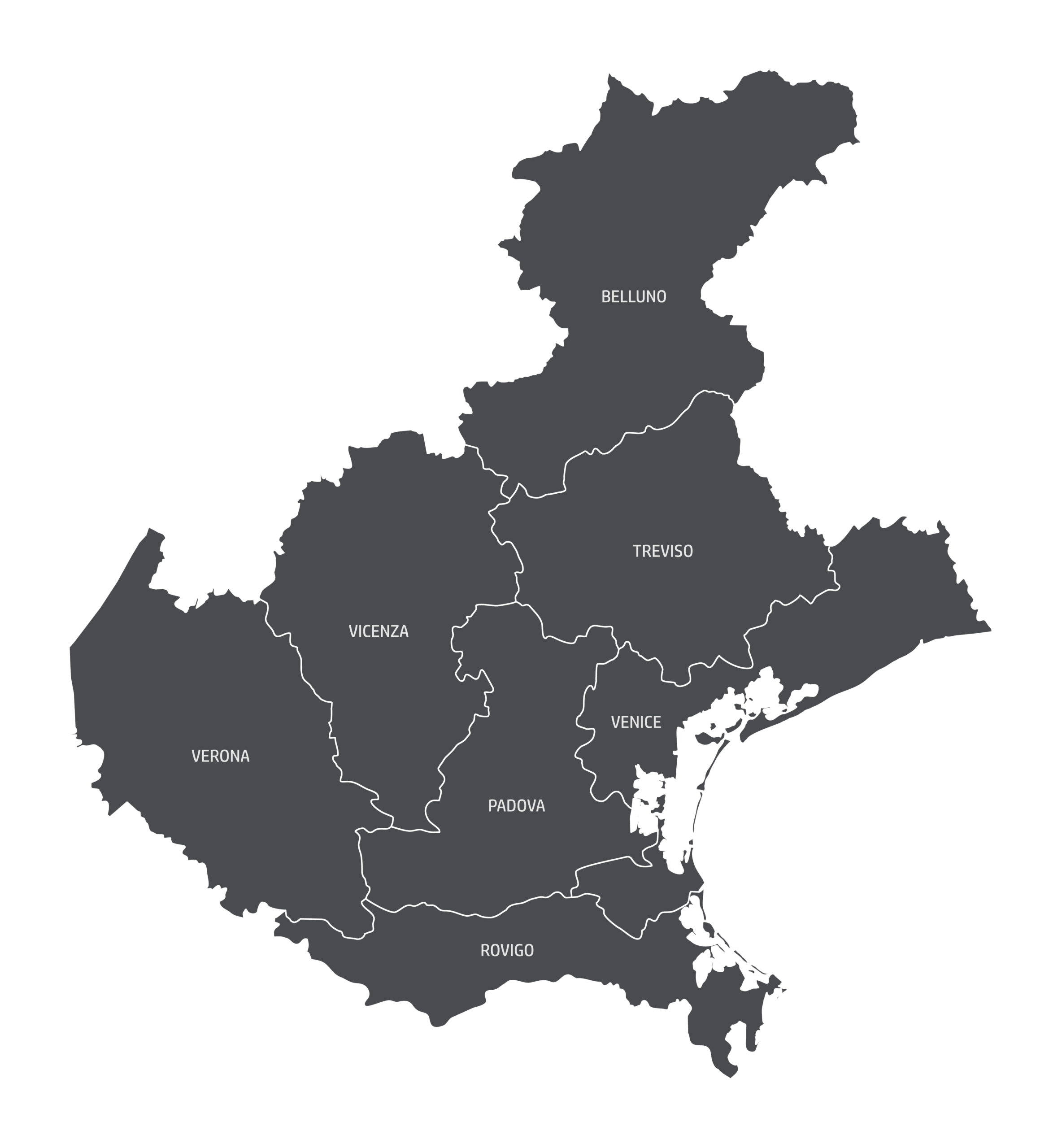 Mappa Regione Veneto
